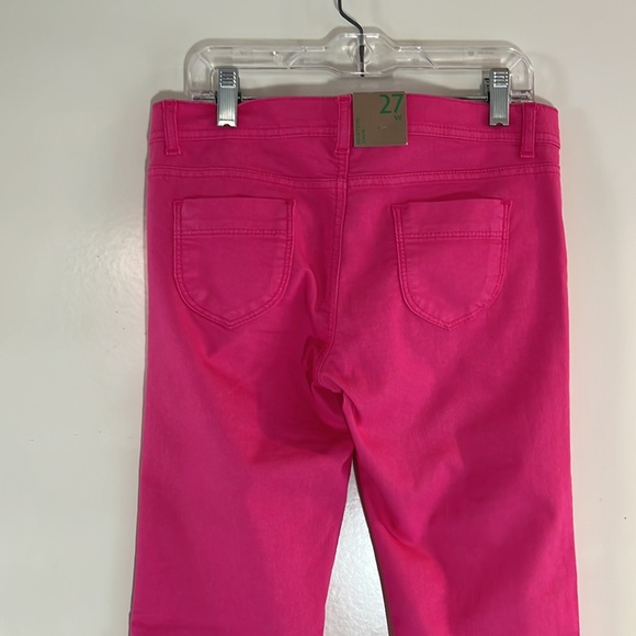 United Colors of Benetton hot pink skinny jeans. NWT Barbiecore - Picture 5 of 11